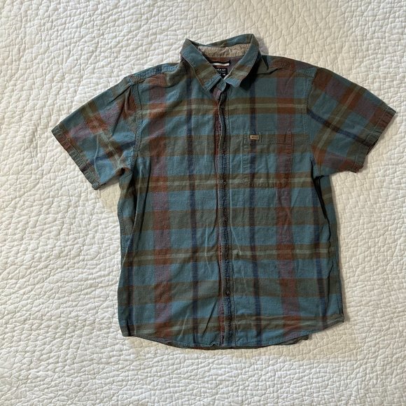 RVCA - Men's Regular Fit Short Sleeve Button Down - XL - Picture 1 of 2